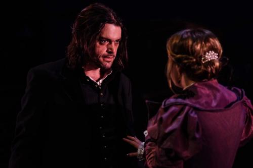 Jack Bannell and Paige Round in The Strange Case of Dr Jekyll & Mr Hyde, credit Alex Harvey-Brown.