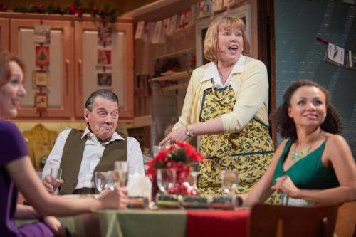 Rules For Living at ETT and Royal and Derngate Production. Paul Shelley (Francis), Jane Booker (Edith) and Carlyss Peer (Carrie) Photo by Mark Douet