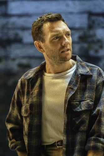 Tom McKay (Arnholm) in The Lady from the Sea at the Donmar Warehouse directed by Kwame Kwei-Armah designed by Tom Scutt. Photo by Manuel Harlan
