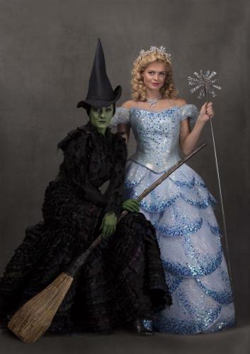 Wicked Alice Fearn (Elphaba) and Sophie Evans (Glinda) Photo by Darren Bell September 2017
